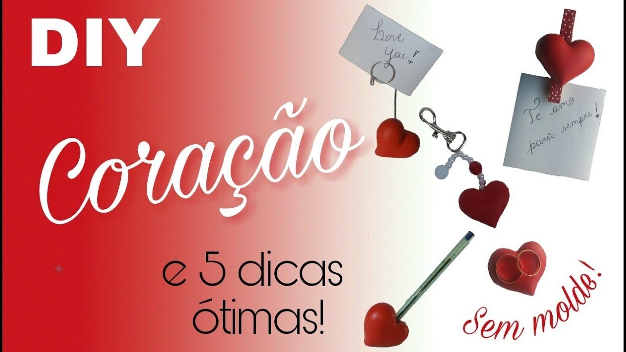 Quick Tip  - DIY -Coração  e 5 dicas rápidas e fáceis!