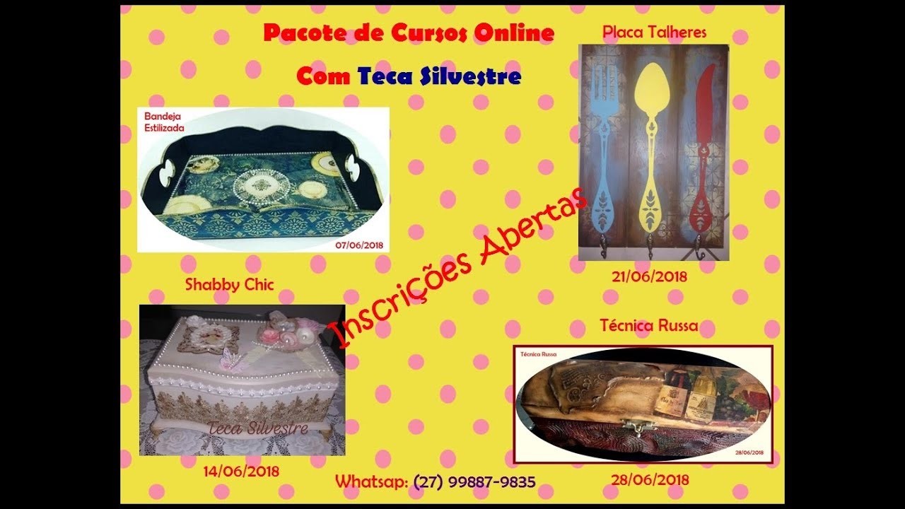 Teca Criativa Online - Artesanato, Plaquinha de Lavabo, Decoupagem, Craquelê