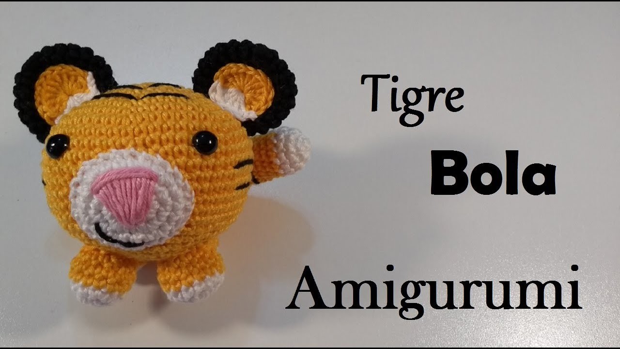 Tigre Bola Amigurumi - Crochetando com Cláudia Stolf