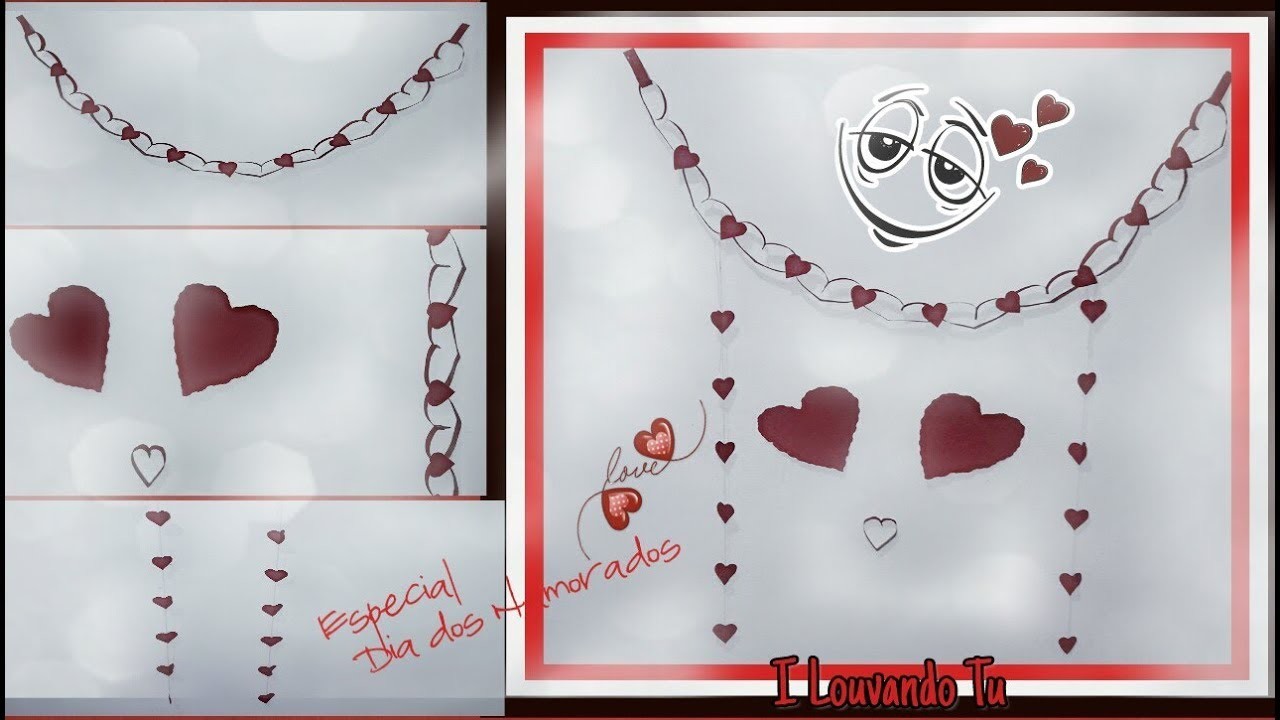 3DIY:Decoração Dia dos Namorados❤.Simples e Fácil