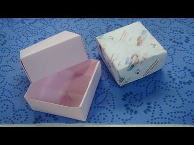 Caixinha de Origami com Tampa - DIY