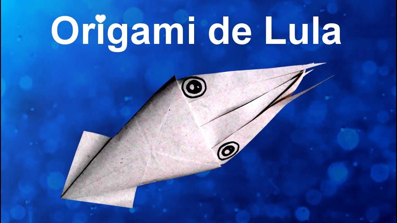 Como fazer Origami de Lula Marinha.