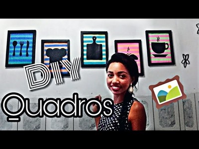 Como fazer quadros para decoração. DIY |Karolayne dos Santos