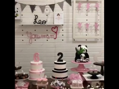 Decoração A Bailarina e o Panda
