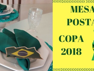 DECORAÇÃO DE  MESA  DOS JOGOS DA  COPA | MESA POSTA