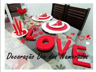 Decoração Mesa Romântica Dia dos Namorados By Viviane Campos