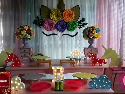 DECORAÇÃO UNICÓRNIO