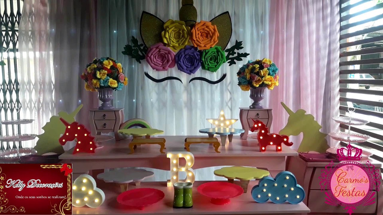 DECORAÇÃO UNICÓRNIO