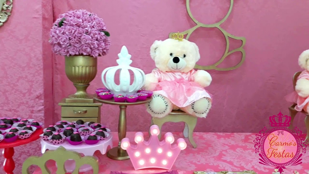 DECORAÇÃO URSINHA REALEZA