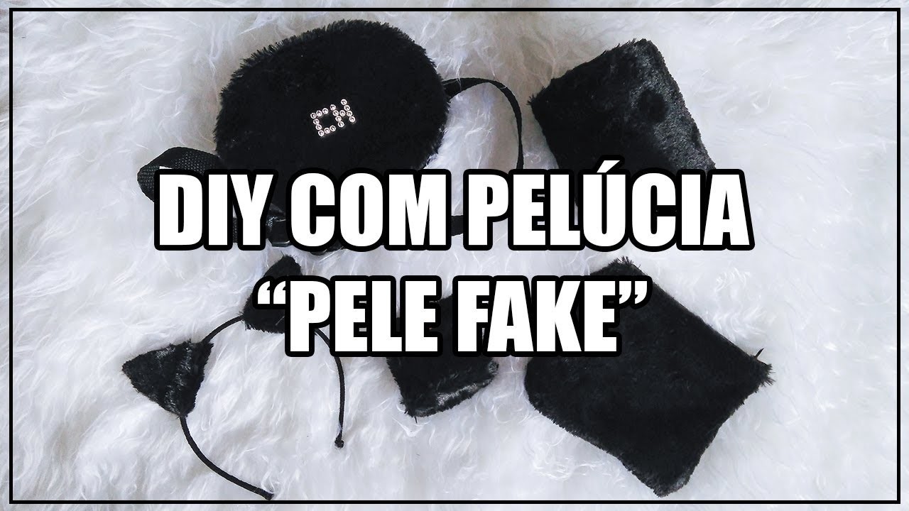 DIY com Pelúcia "Pele Fake" | DIY de Inverno - Carol Helm