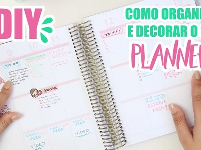 DIY - Como organizar o seu planner!