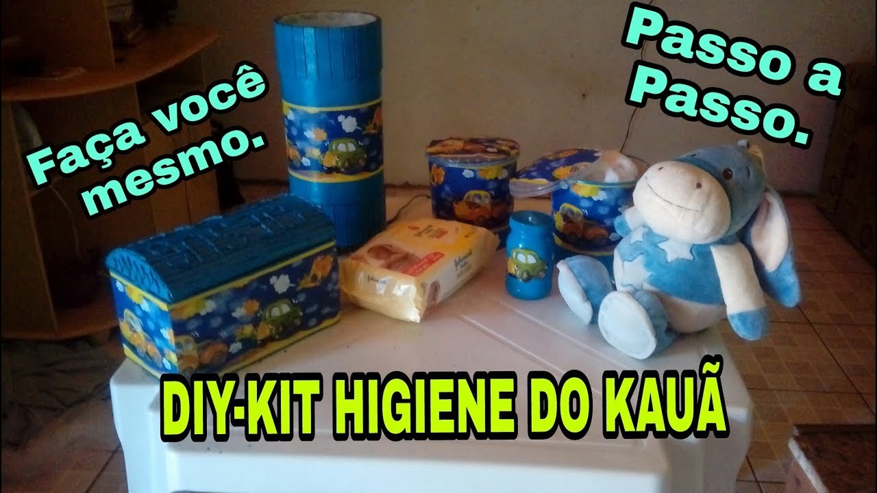 DIY- FAÇA VOCÊ MESMO O KIT HIGIENE DO SEU BEBÊ.