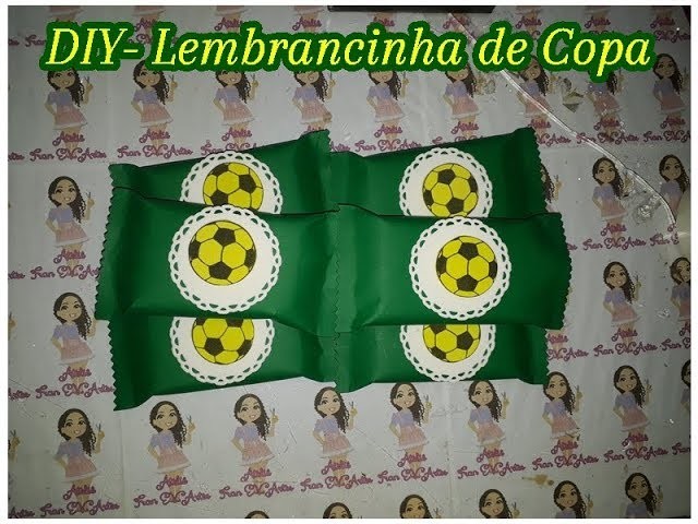 DIY-LEMBRANCINHA DE COPA(BISCOITO) Ateliê Fran E.V.Artes