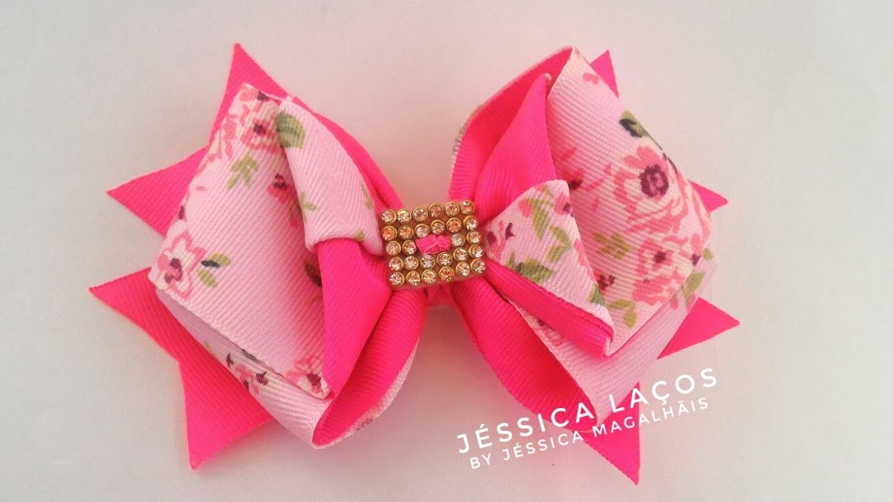 DIY PAP Laço Menina Graciosa - Lazo Gracioso - luxury tie - Забавный галстук - 재미 있은 넥타이