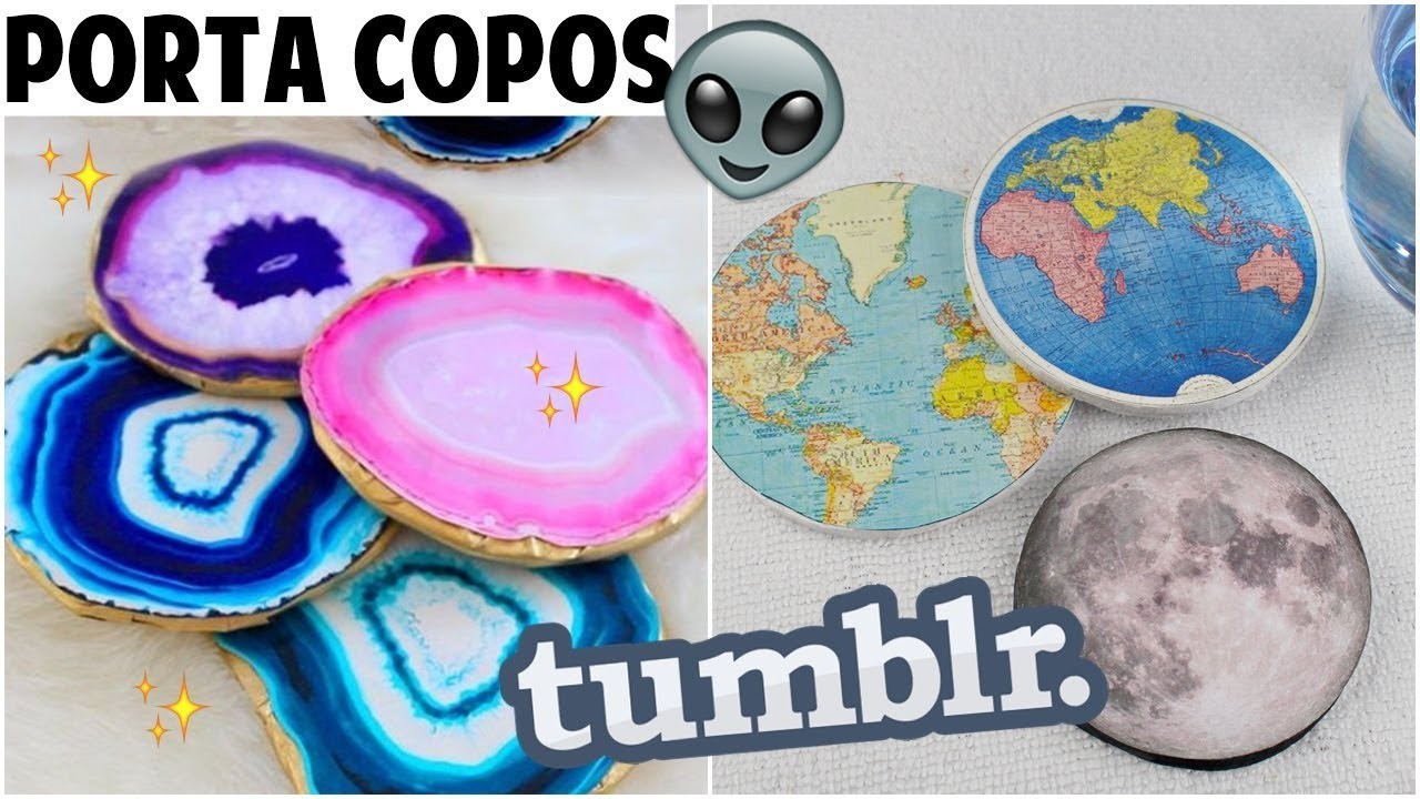 DIY PORTA COPOS TUMBLR