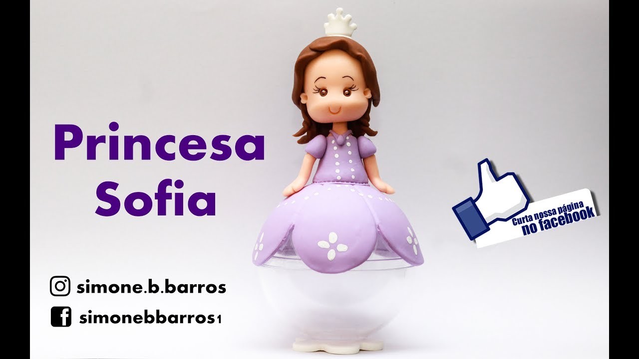 DIY: Princesa Sofia ( na bola acrílica)