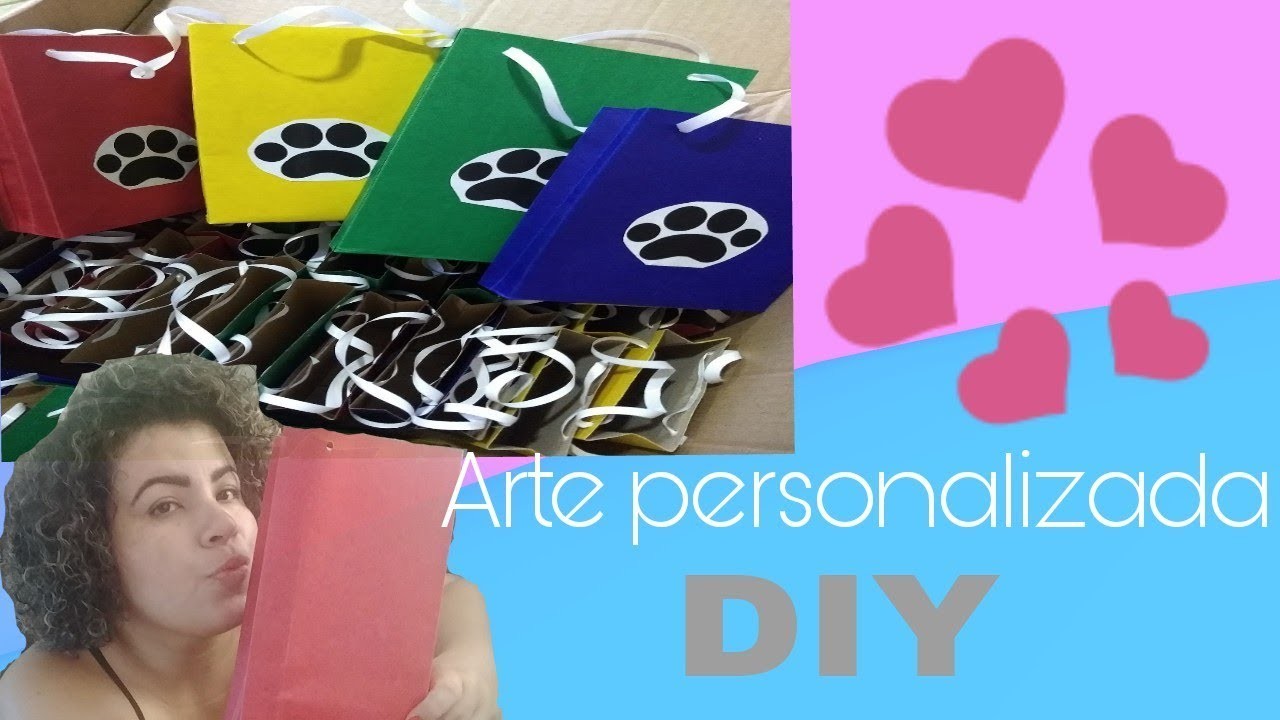 Diy sacolinha surpresa - personalizados
