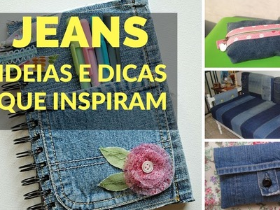Ideias criativas com jeans velho. Decoração com jeans  | Ideias Impressionantes