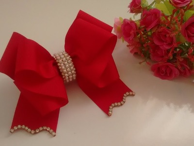 Laço Mil Faces com decoração nas pontas. DIY-PAP