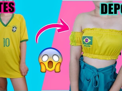 ????TRANSFORME CAMISA MASCULINA EM CROPPED CIGANINHA