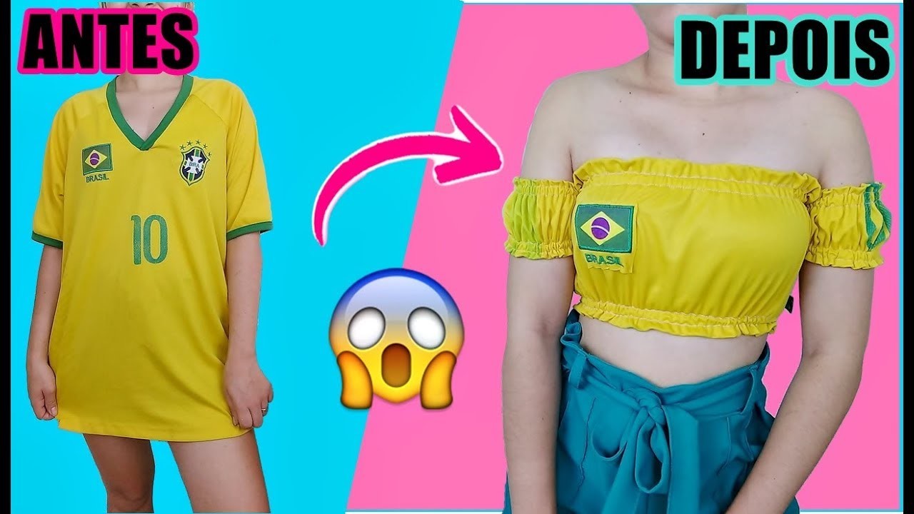 ????TRANSFORME CAMISA MASCULINA EM CROPPED CIGANINHA
