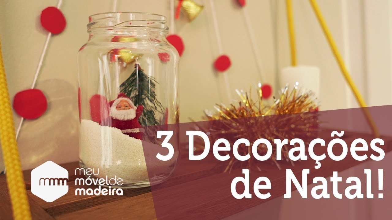 3 DIY Rápidos e Baratos para Decorar seu Natal!