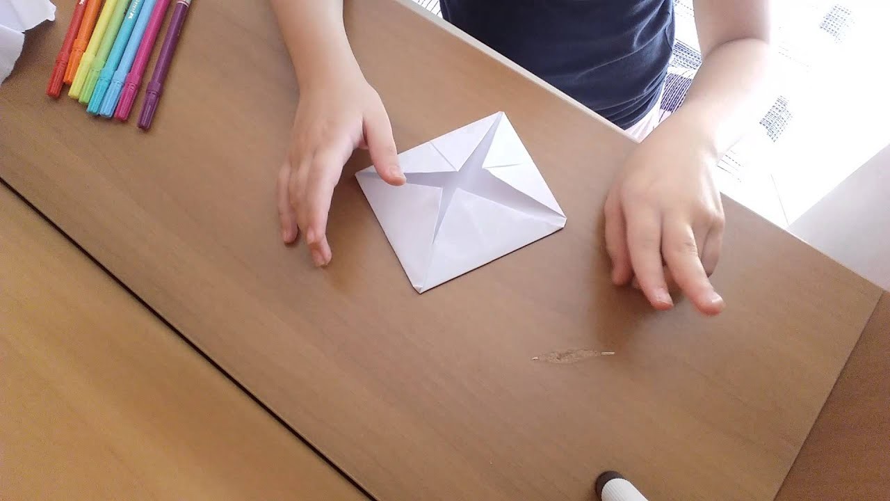 Como fazer brinquedinho de origami abre e fecha!