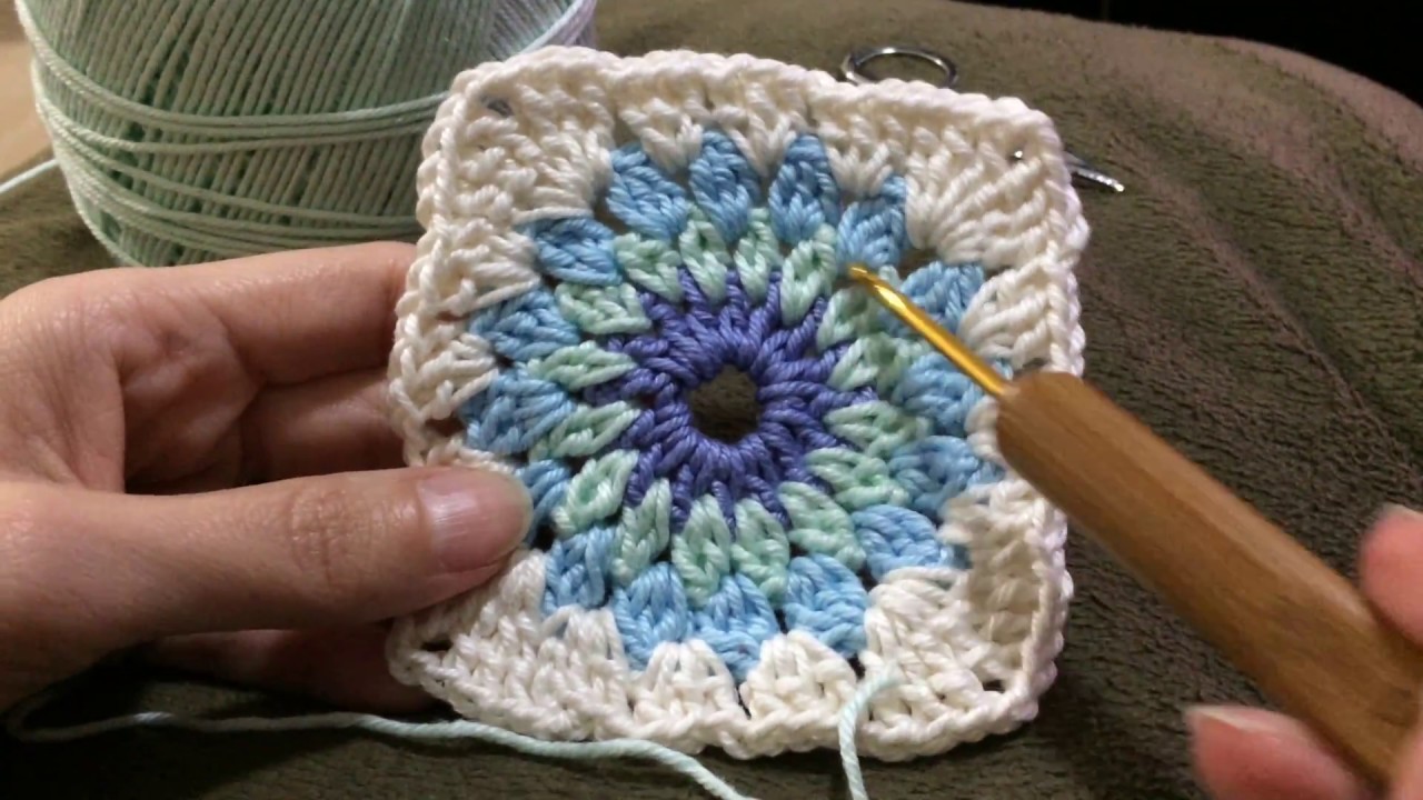 Como fazer square para bolsa de crochê - parte 4