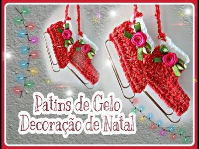 Decoração de Natal   Patins de Gelo
