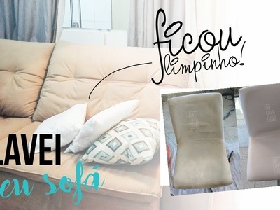 Diário de Decoração: LAVEI MEU SOFÁ!