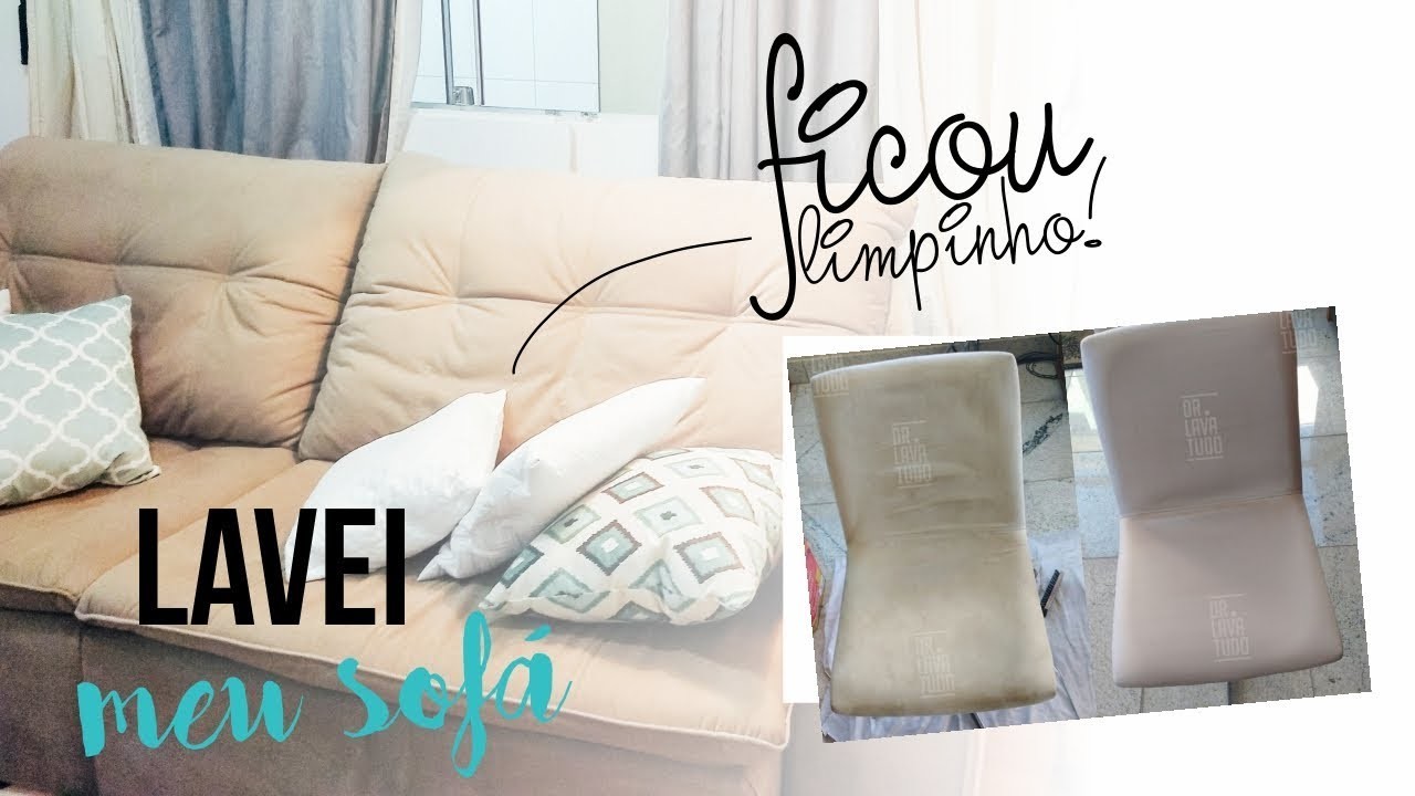 Diário de Decoração: LAVEI MEU SOFÁ!