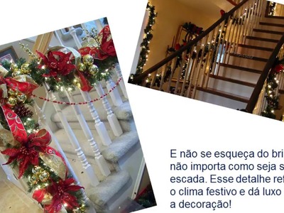 Dica Fonseca Imóveis - Decoração Natalina para Escadas
