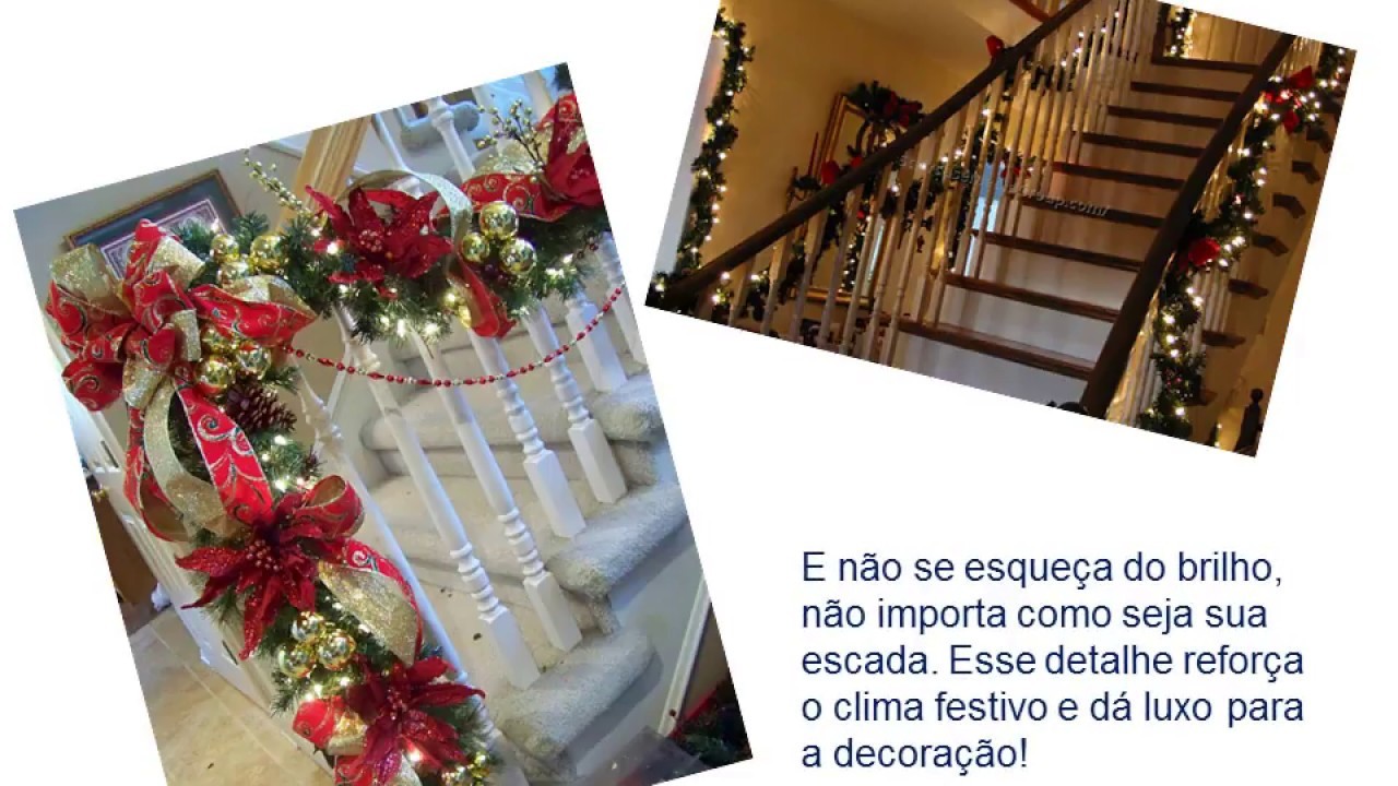 Dica Fonseca Imóveis - Decoração Natalina para Escadas