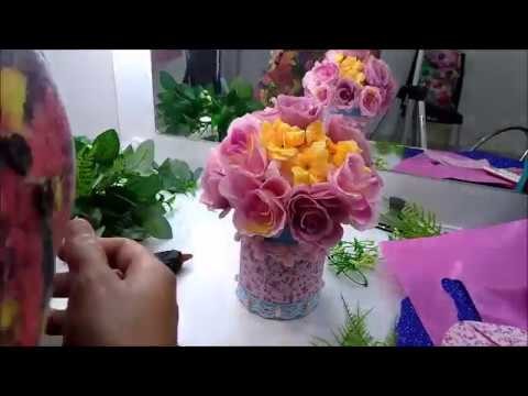 DIY Arranjo De Flor Bola para Decoração