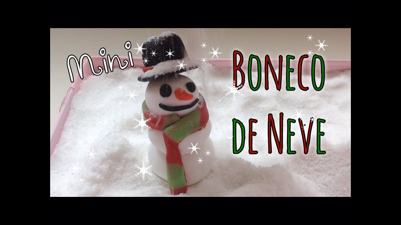 DIY - Boneco de Neve de Massa de Biscuit | ESPECIAL DE NATAL #4