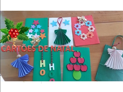 DIY # CARTÕES DE NATAL