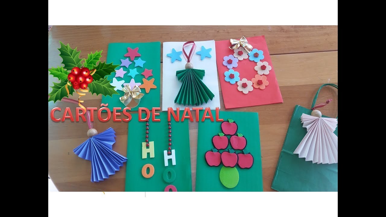DIY # CARTÕES DE NATAL