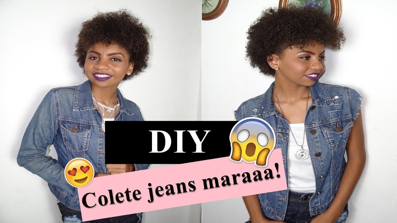 DIY Customização: Transforme sua jaqueta em um colete jeans super fácil!! ♡ - Dona Charmosa