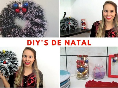 DIY de Natal: 3 tutoriais fáceis e baratos para você fazer