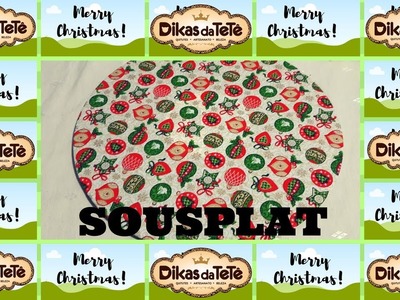 DIY DE NATAL PARTE 5 - SOUSPLAT FEITO COM VINIL