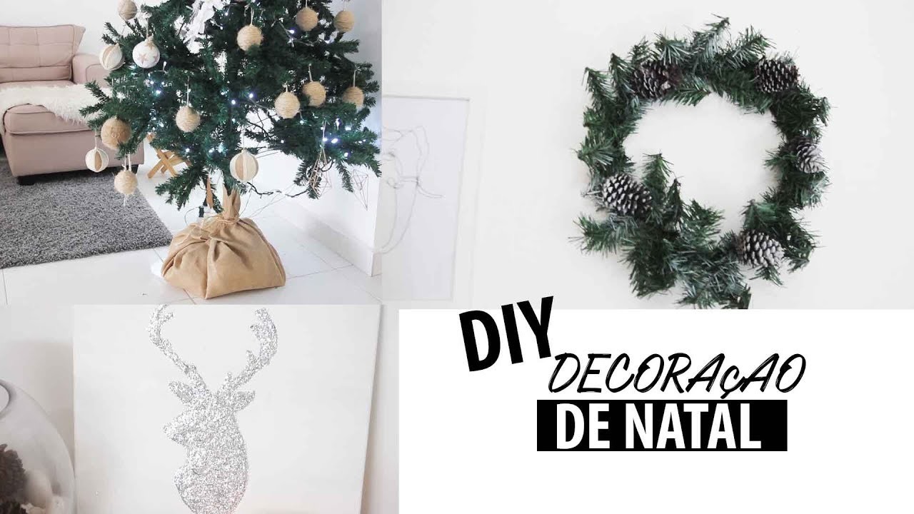 DIY:DECORAÇÃO DE NATAL