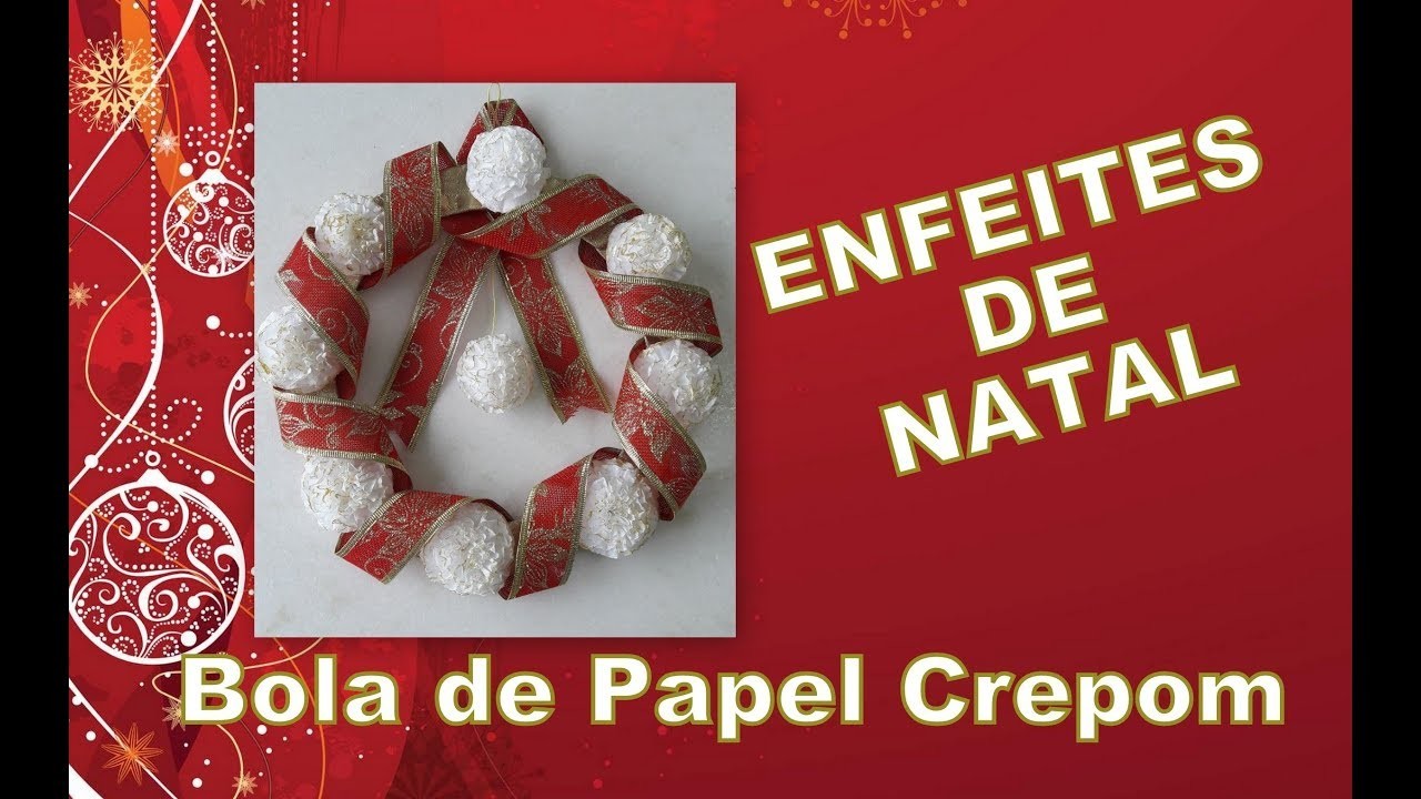 DIY ENFEITES DE NATAL -  DECORAÇÃO DE NATAL