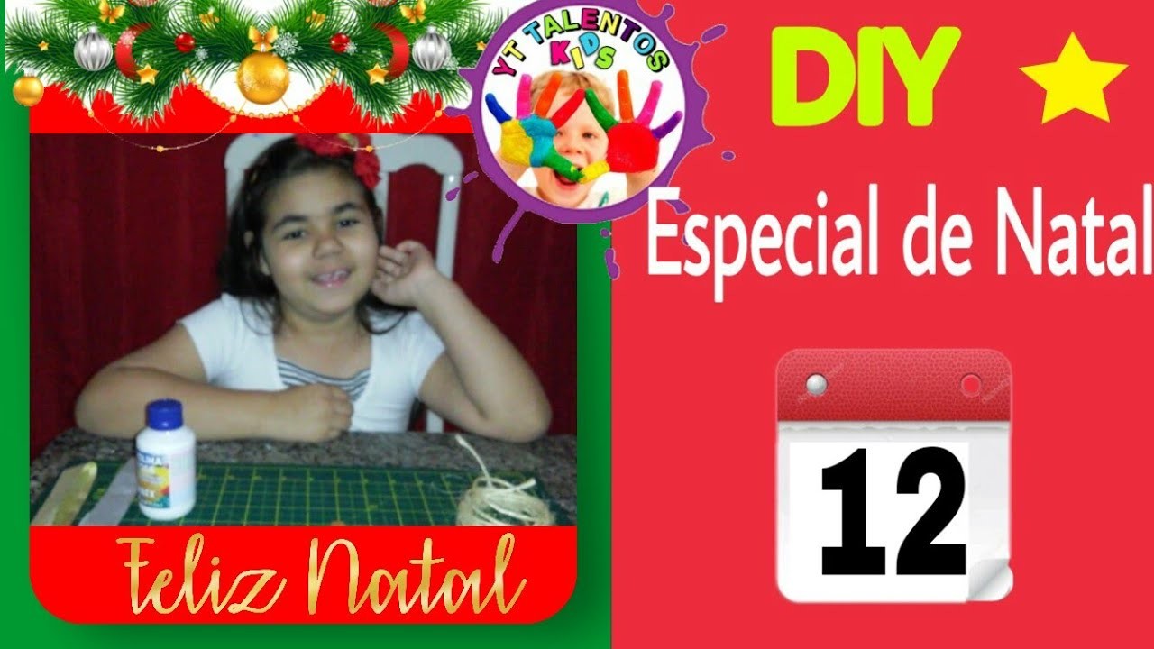 DIY Especial de Natal - Enfeite para árvore de natal com canela | YT Talentos Kids