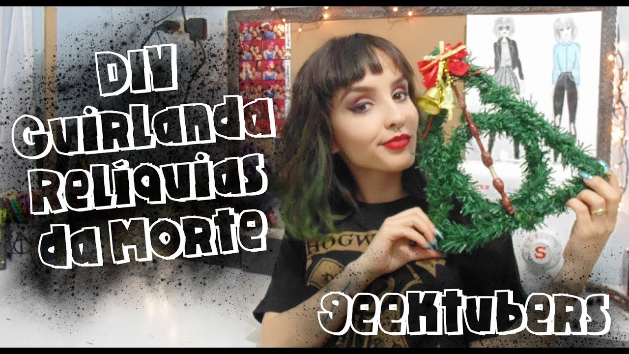 DIY - Guirlanda Relíquias da Morte - Geektubers | Suelen Candeu
