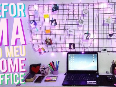 DIY: HOME OFFICE com MENOS de R$ 50