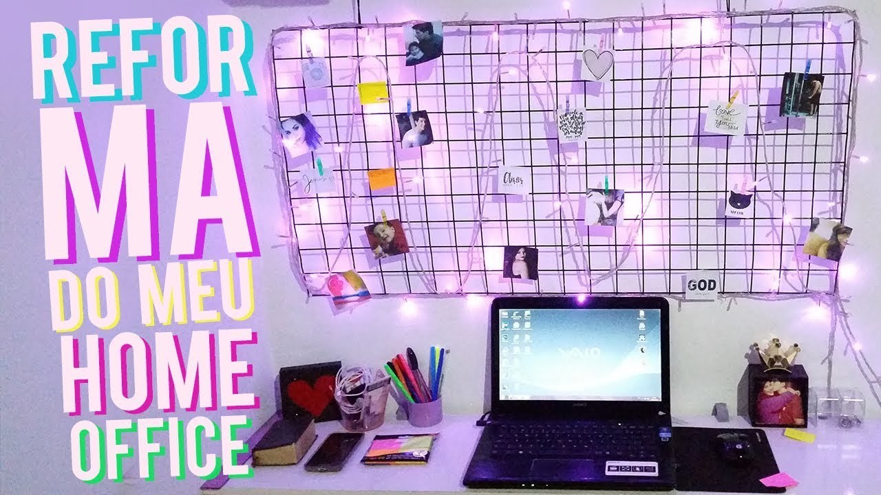 DIY: HOME OFFICE com MENOS de R$ 50