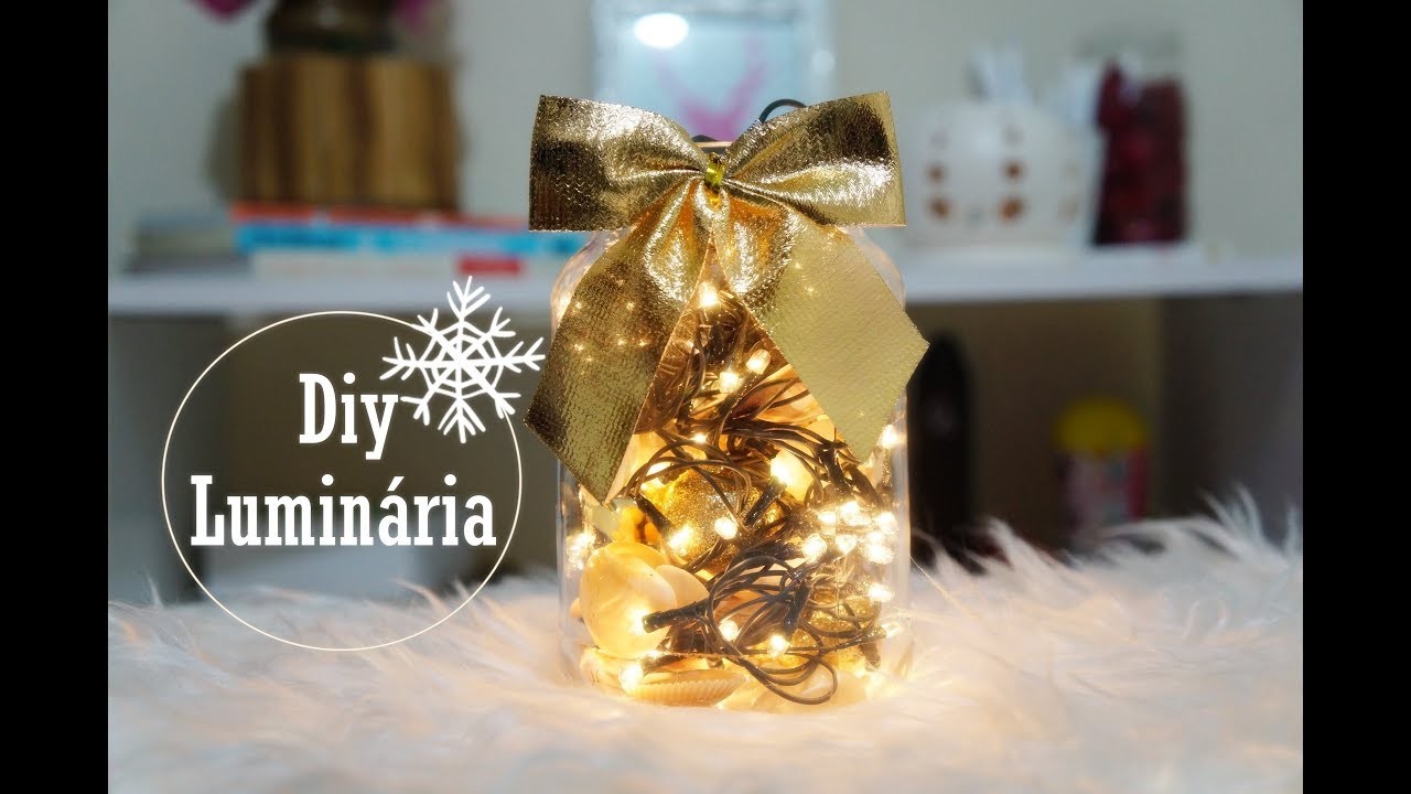 Diy| Luminária De Natal