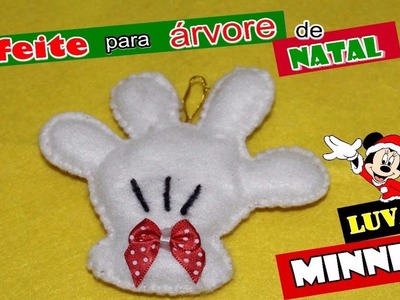 Diy | Luva da Minnie para árvore de Natal