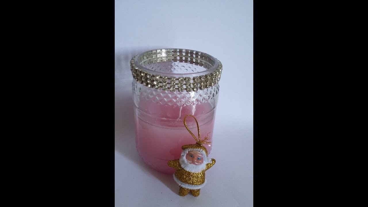 DIY- Vela Aromática Natalina