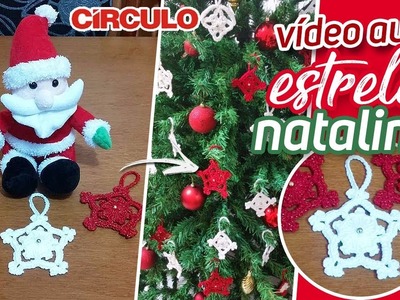 Estrela Natalina em crochê | Carla Cristina & Crochet HD